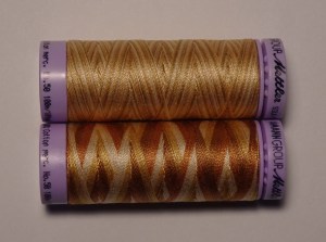 AMANN Silk Finish Cotton Multicolor (Beige/Braun)